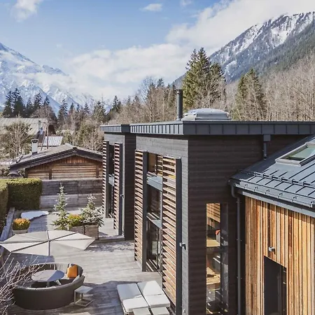 Contemporain Vue Montagne Alpehytte