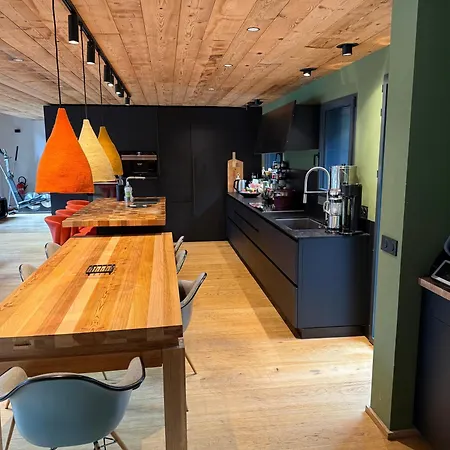 Contemporain Vue Montagne Alpehytte Chamonix