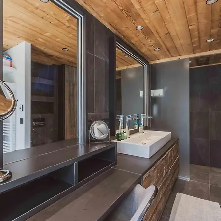 Contemporain Vue Montagne Alpehytte Chamonix