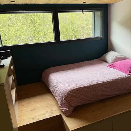 Contemporain Vue Montagne Alpehytte