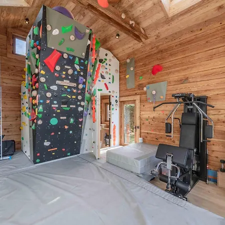 Contemporain Vue Montagne Alpehytte *